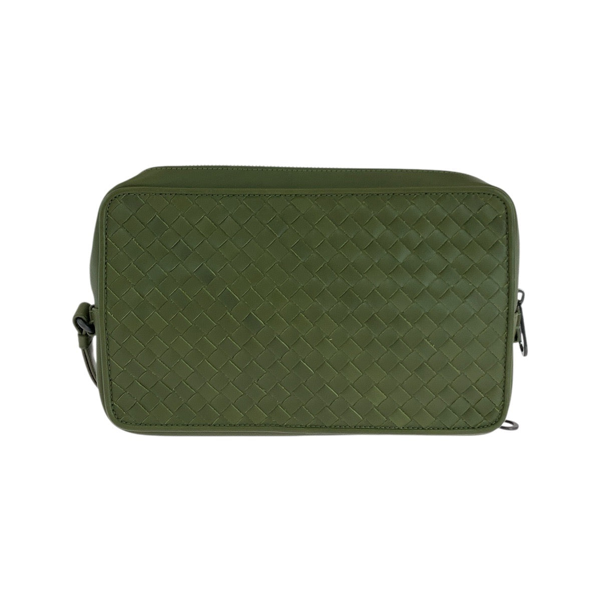 BOTTEGAVENETA business bag B03042366U leather Khaki Green business bag clutch bag INTRECCIATO mens