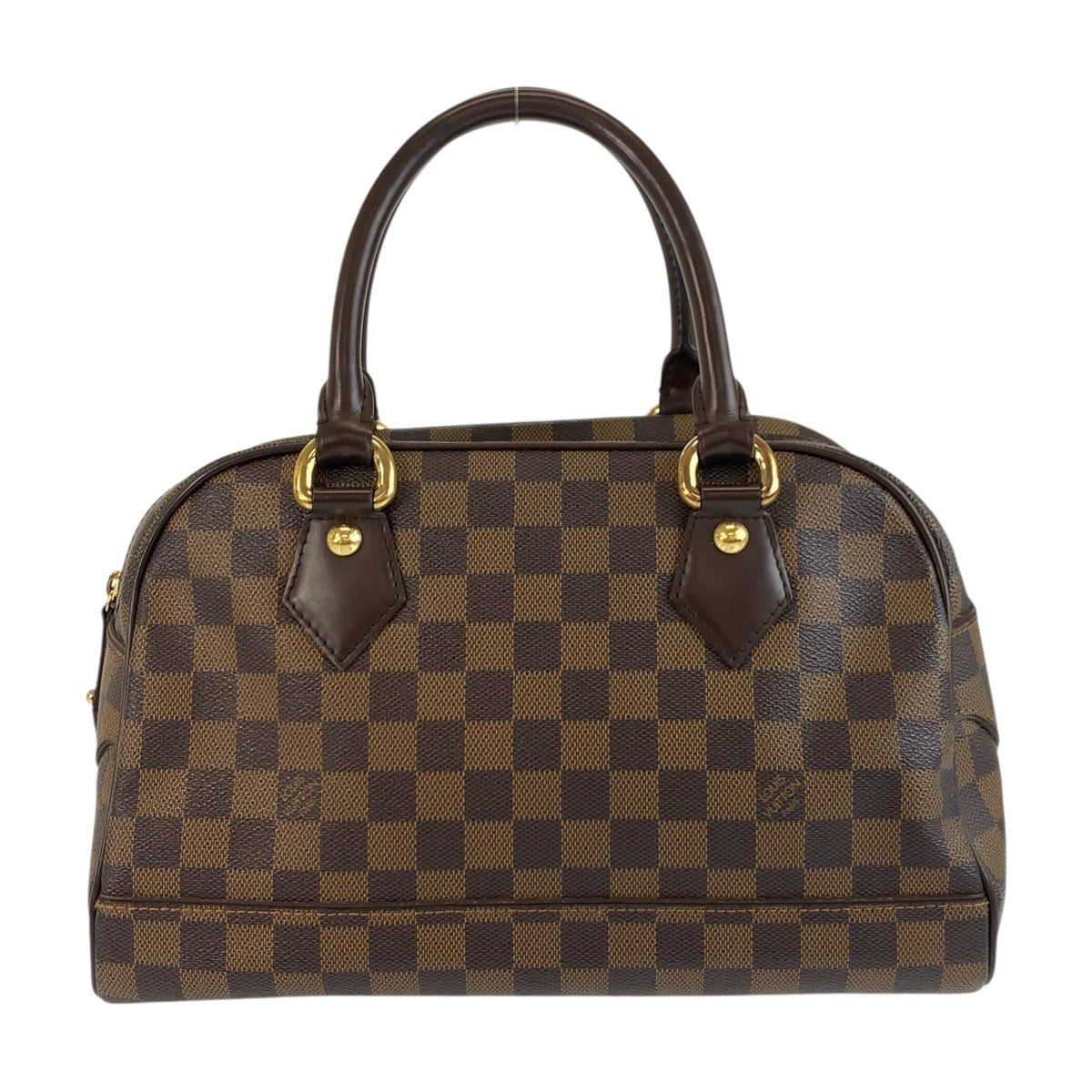 LOUIS VUITTON Handbag N60008 PVC Brown Gold Metal Damier Duomo