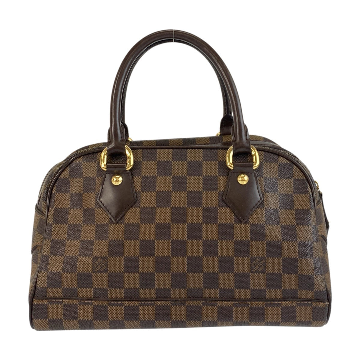 LOUIS VUITTON Handbag N60008 PVC Brown Gold Metal Damier Duomo