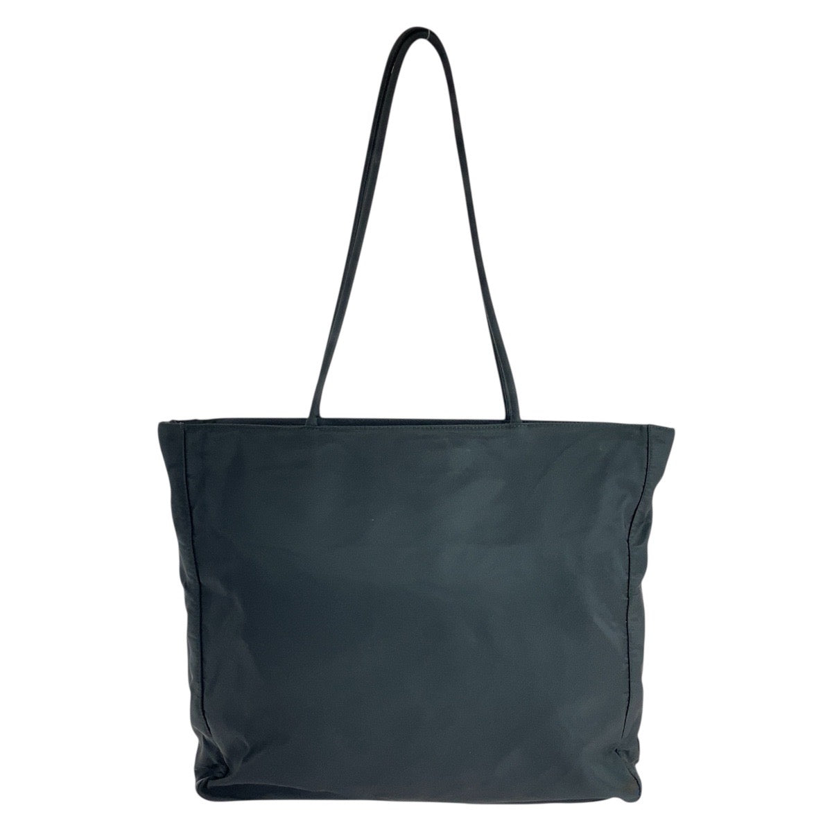 PRADA Shoulder Bag Nylon Black SilverMetal Test Triangle With logo Women