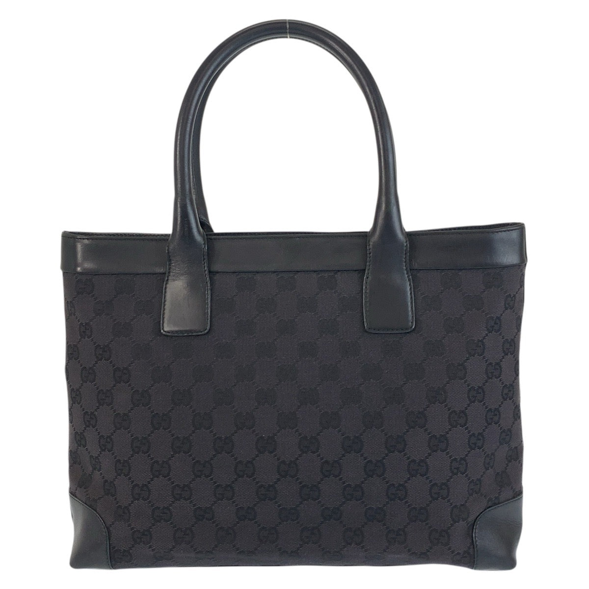 GUCCI Tote Bag 002 1119 GG canvas, leather Black black Tote Bag Shoulder Bag Women
