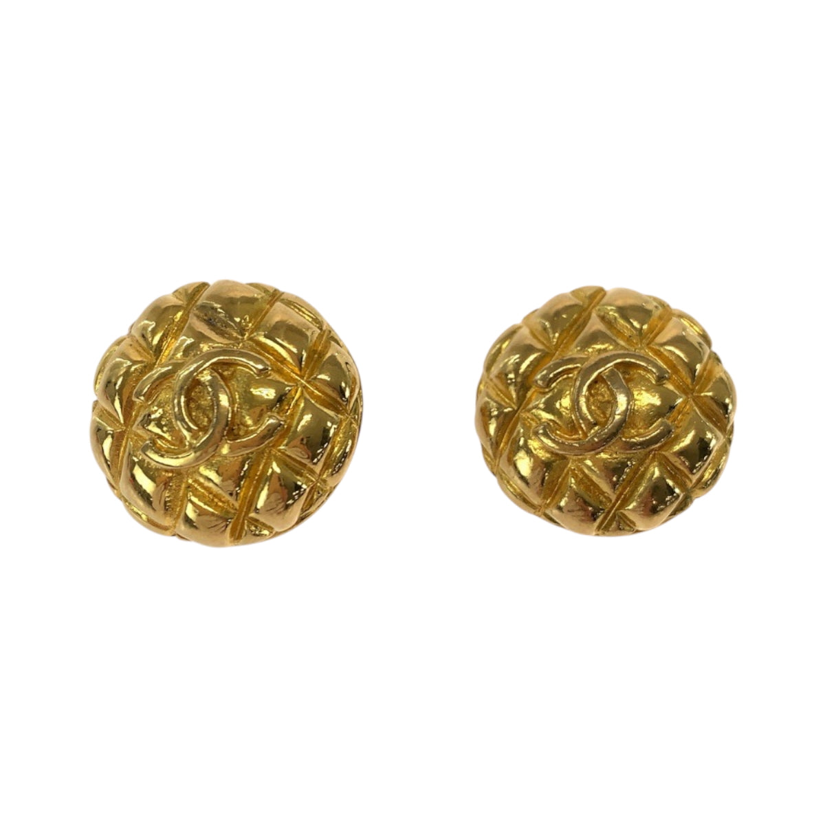 CHANEL Earring metal gold Earring Matrasse COCO Mark Women