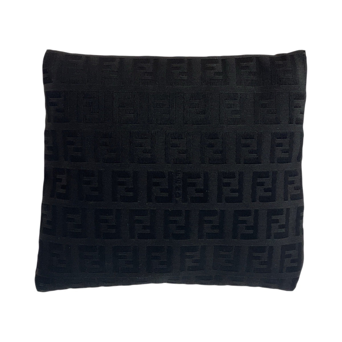 FENDI Pouch 7N0012 Nylon Black SilverMetal Pouch pouch Zucchino Women
