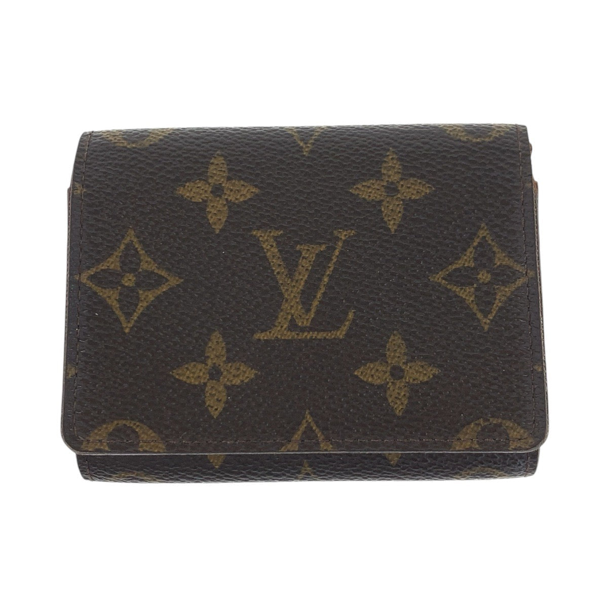 LOUIS VUITTON Card Case M62920 PVC Brown Monogram