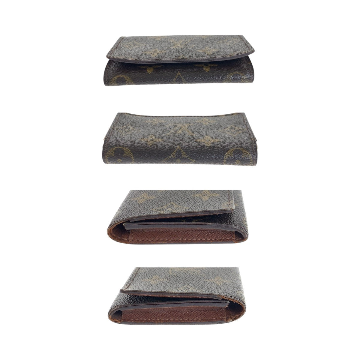 LOUIS VUITTON Card Case M62920 PVC Brown Monogram