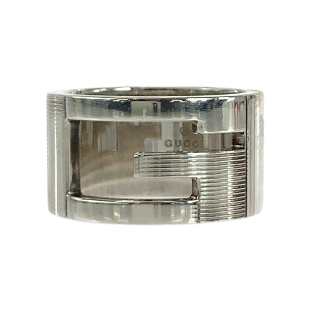 GUCCI Ring Silver925 Silver Branded G 17
