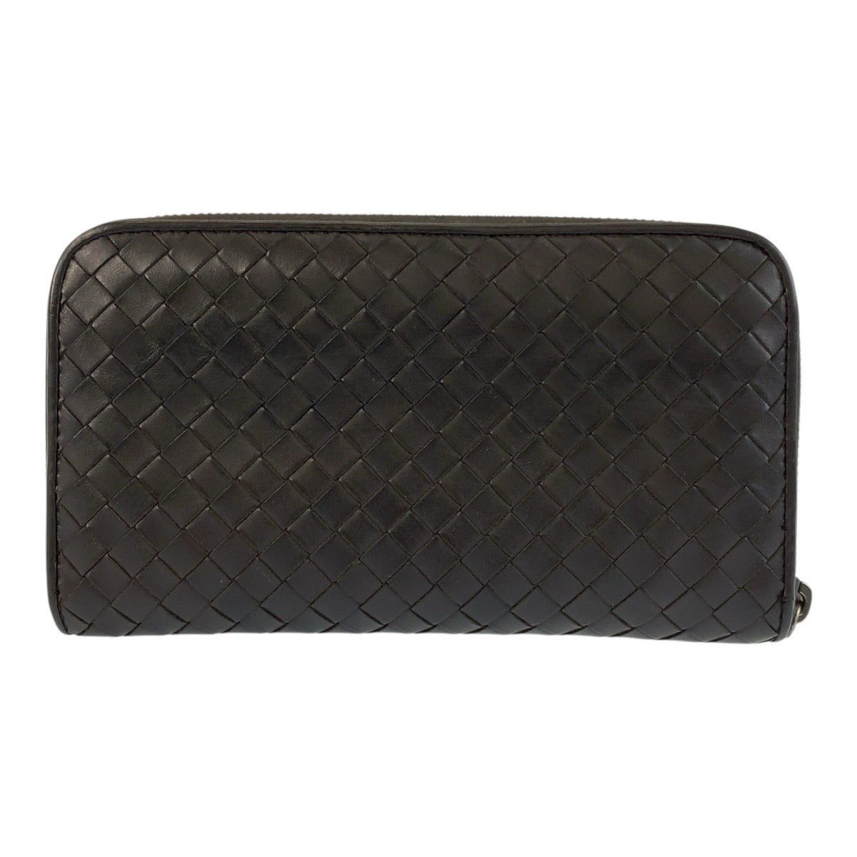 BOTTEGAVENETA Long Wallet Purse P00537165Q leather Brown INTRECCIATO