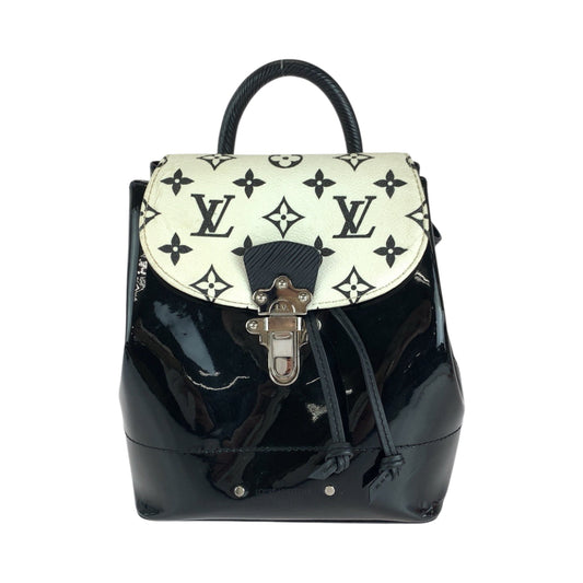 LOUIS VUITTON Backpack M53637 Vernis Black White Vernis Monogram Hot Springs