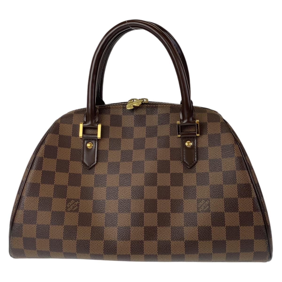 LOUIS VUITTON Handbag N41434 PVC Ebene Gold Metal Damier Rivera MM