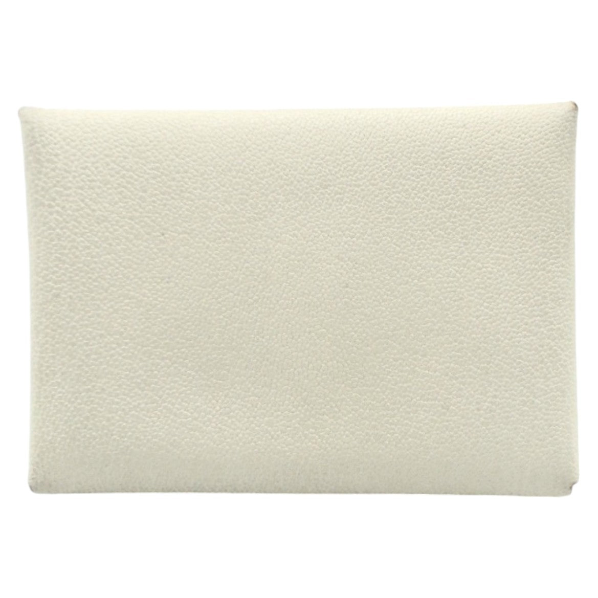 HERMES Coin case Epsom off white Calvi duo