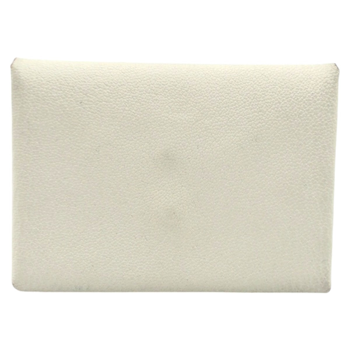HERMES Coin case Epsom off white Calvi duo