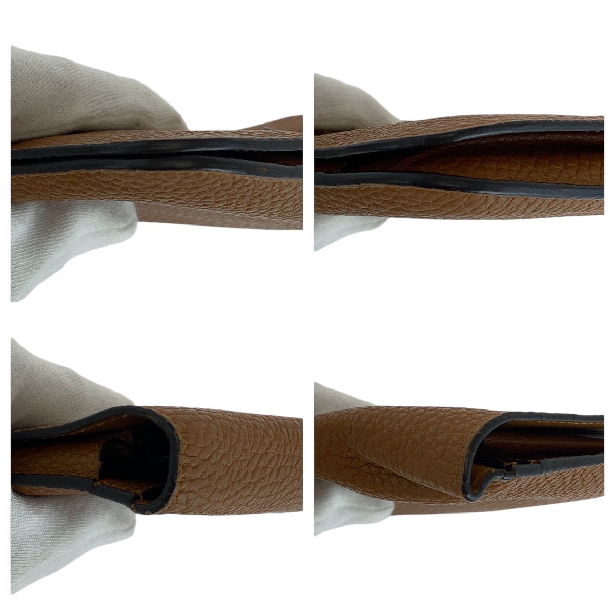 HERMES Long Wallet Purse Togo Gold Light Brown Camel SilverMetal Dogon GM