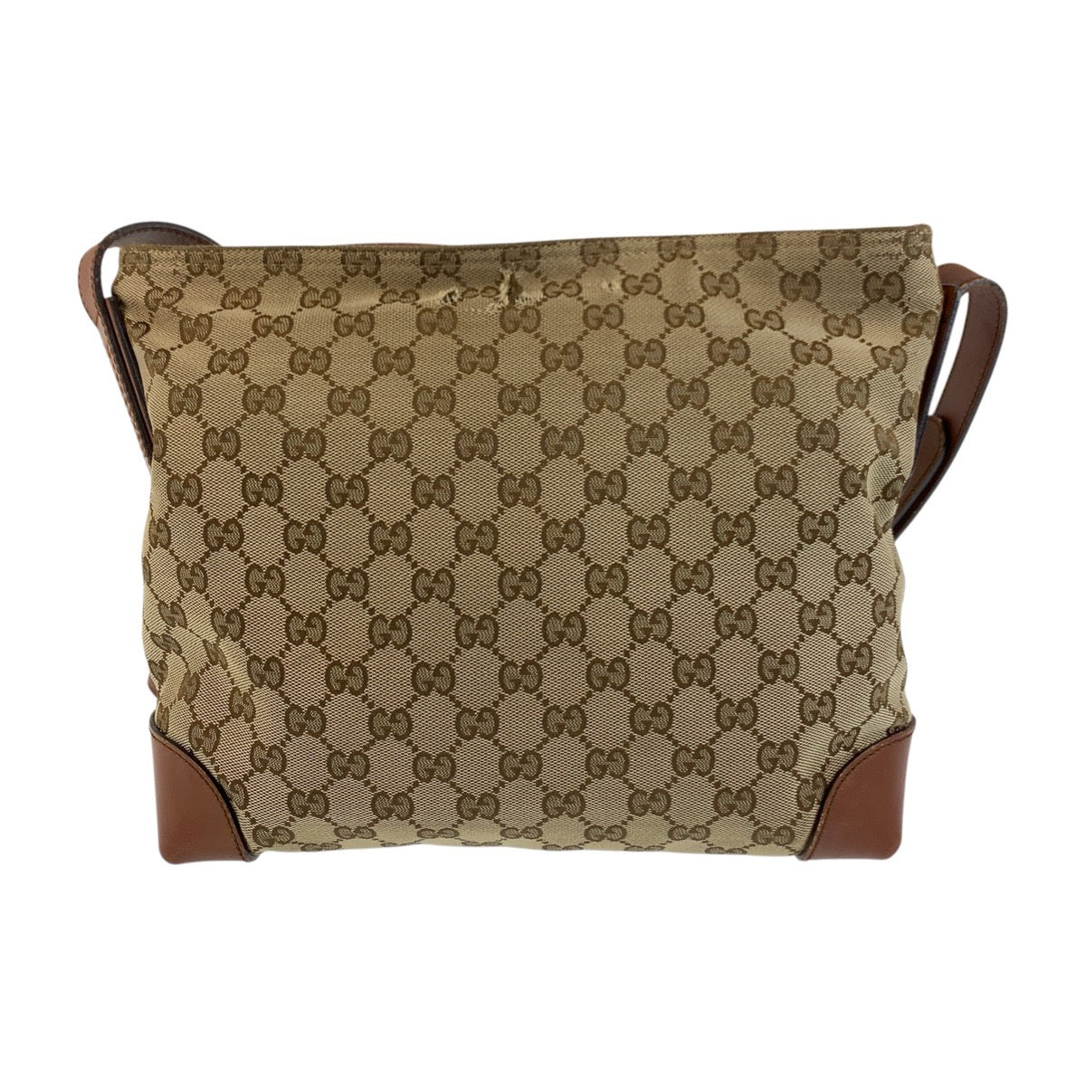 GUCCI Shoulder Bag 337598 GG canvas Beige brown