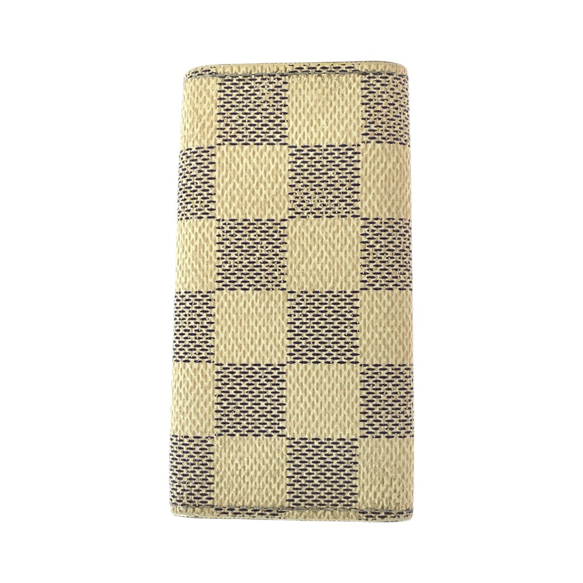 LOUIS VUITTON Key case Key holder N60386 PVC White gray Damier Azur Multicles4