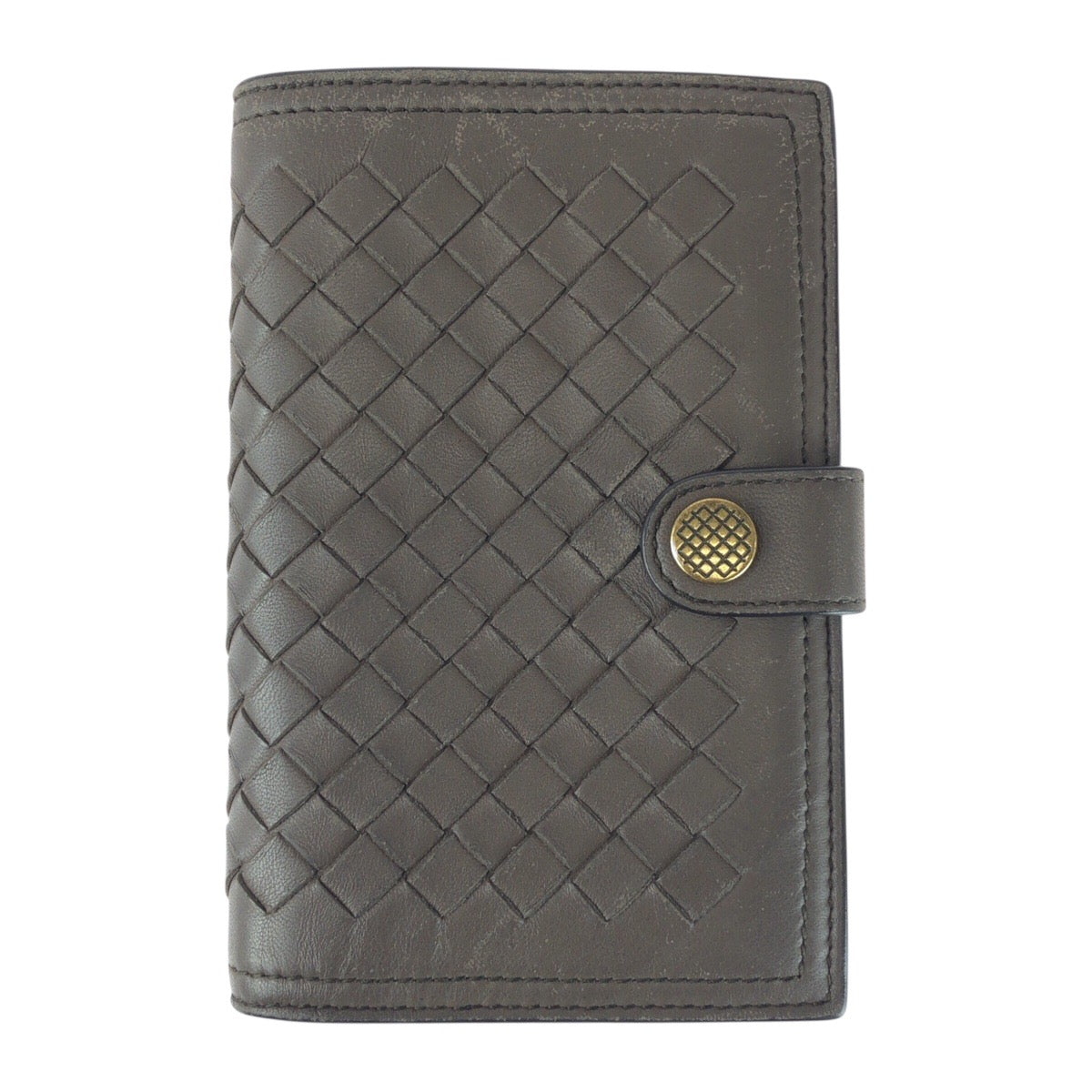 BOTTEGAVENETA Bifold Wallet P00290538K leather Brown Gold Metal INTRECCIATO