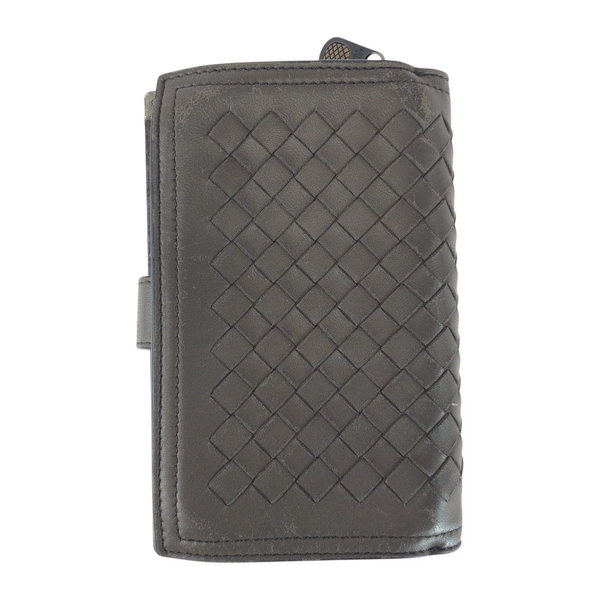 BOTTEGAVENETA Bifold Wallet P00290538K leather Brown Gold Metal INTRECCIATO