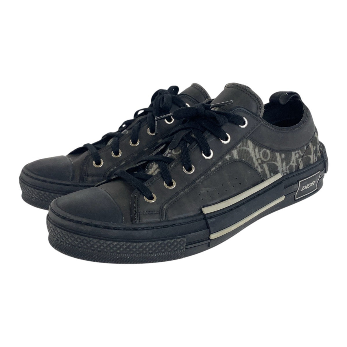 Dior sneakers Nylon black black white 43