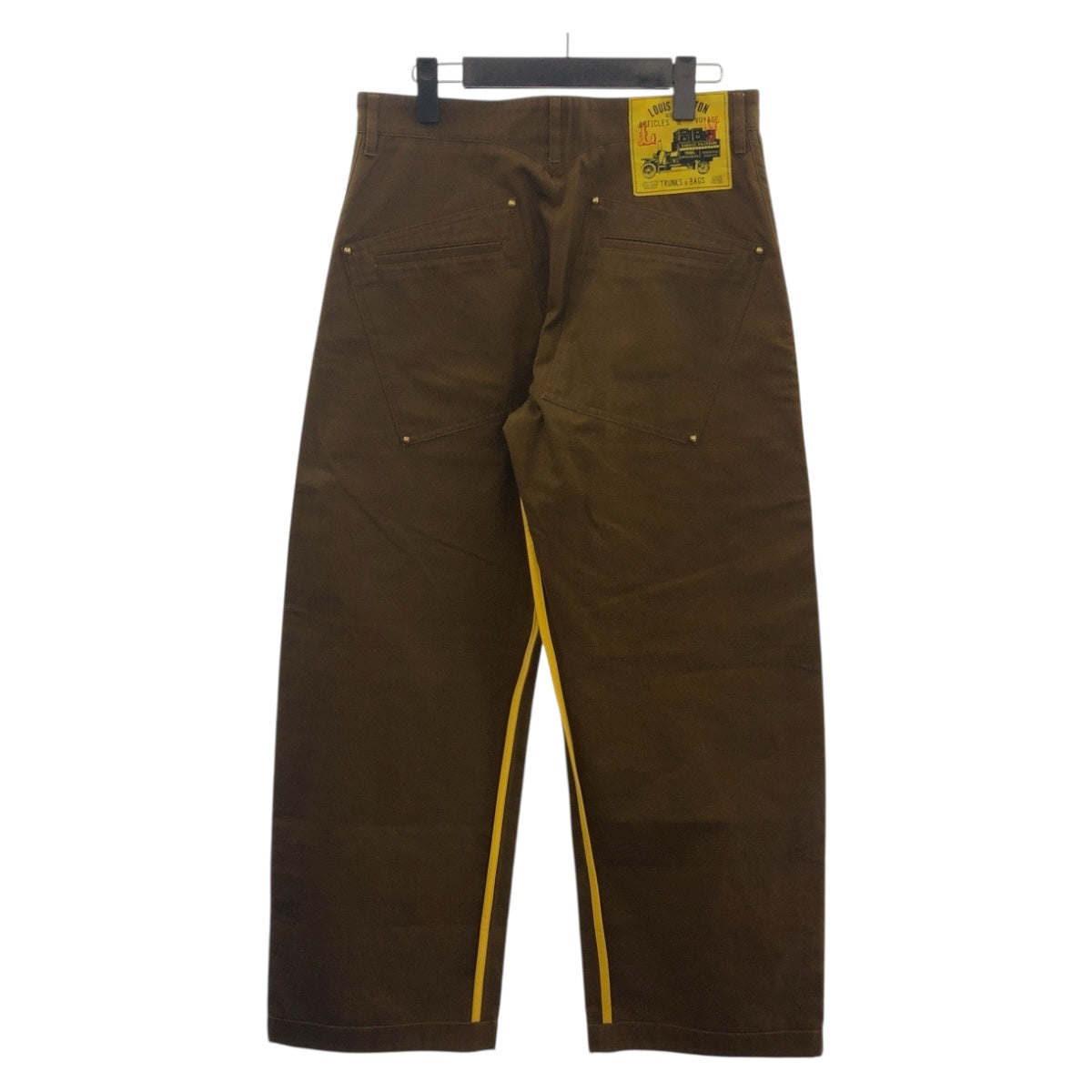 LOUIS VUITTON Pants cotton Brown 46