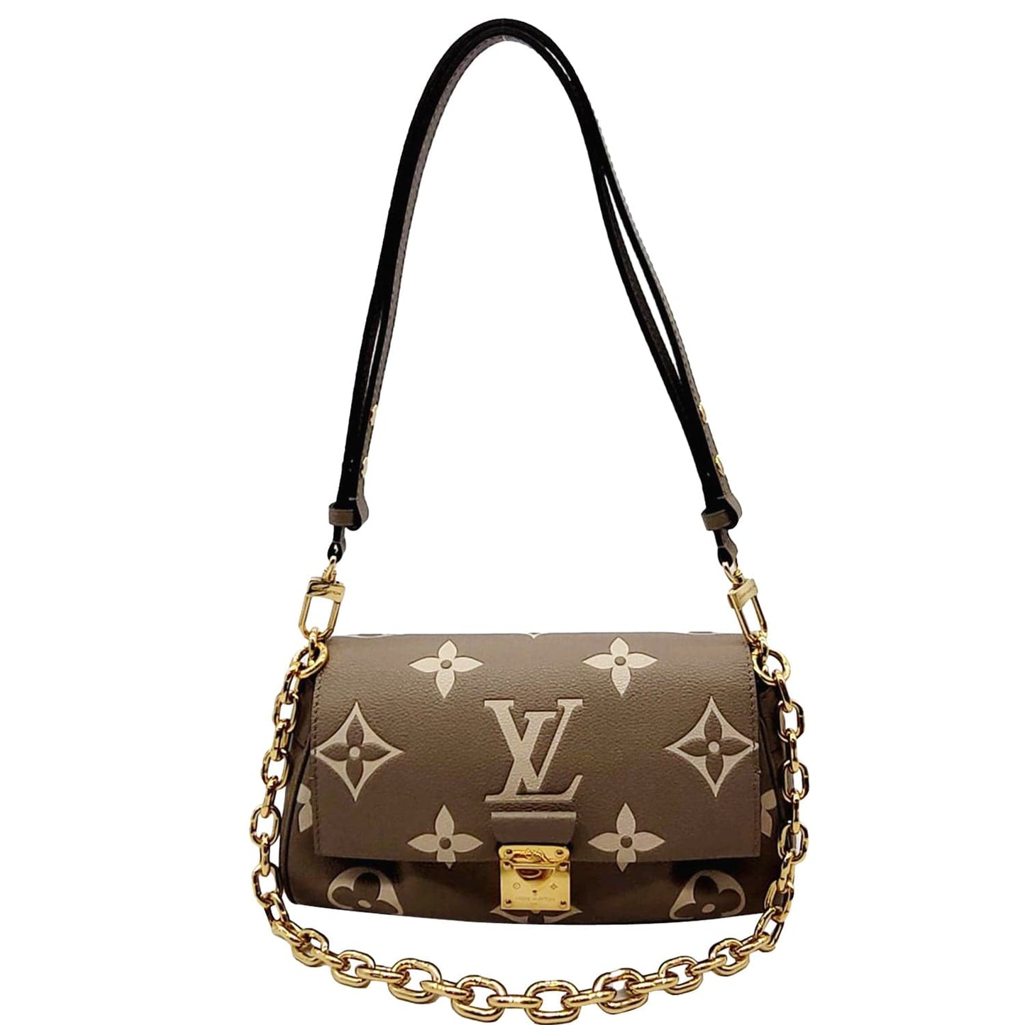 LOUIS VUITTON Favorite NM Monogram Empreinte Shoulder Bag Bicolor - Hot Deals