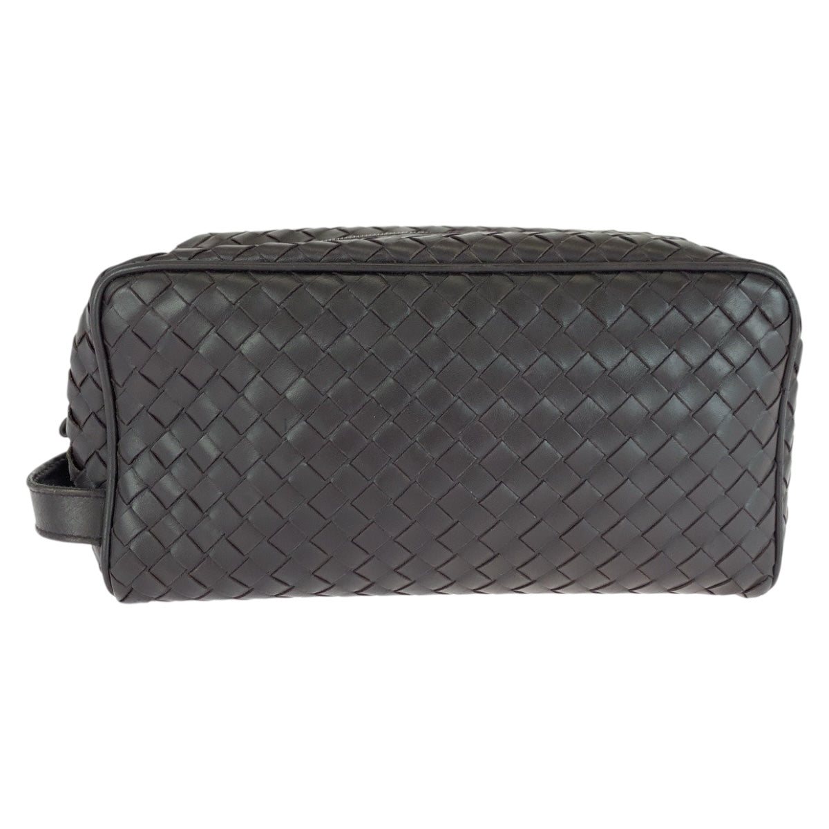 BOTTEGAVENETA business bag leather Brown Silver Metal INTRECCIATO