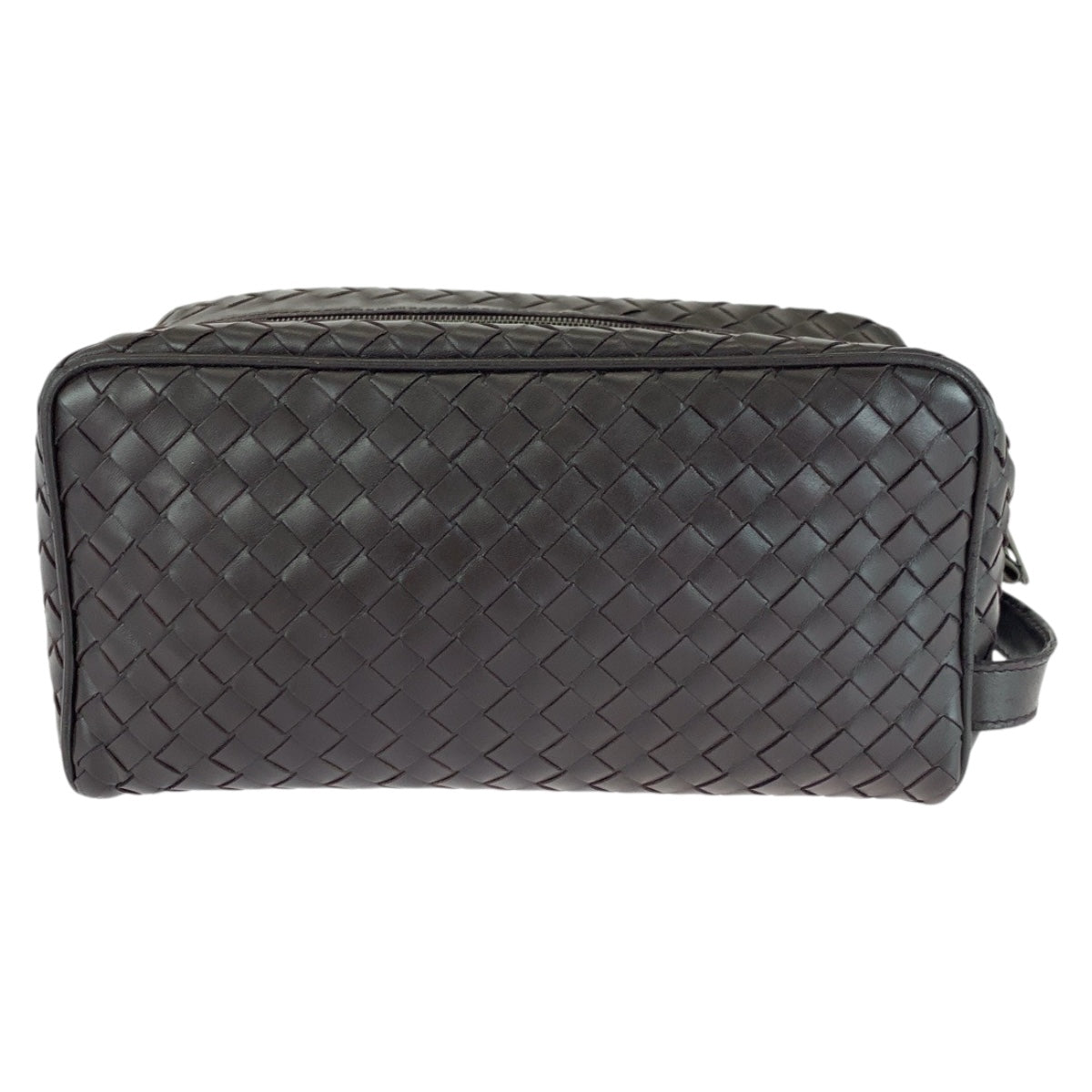 BOTTEGAVENETA business bag leather Brown Silver Metal INTRECCIATO