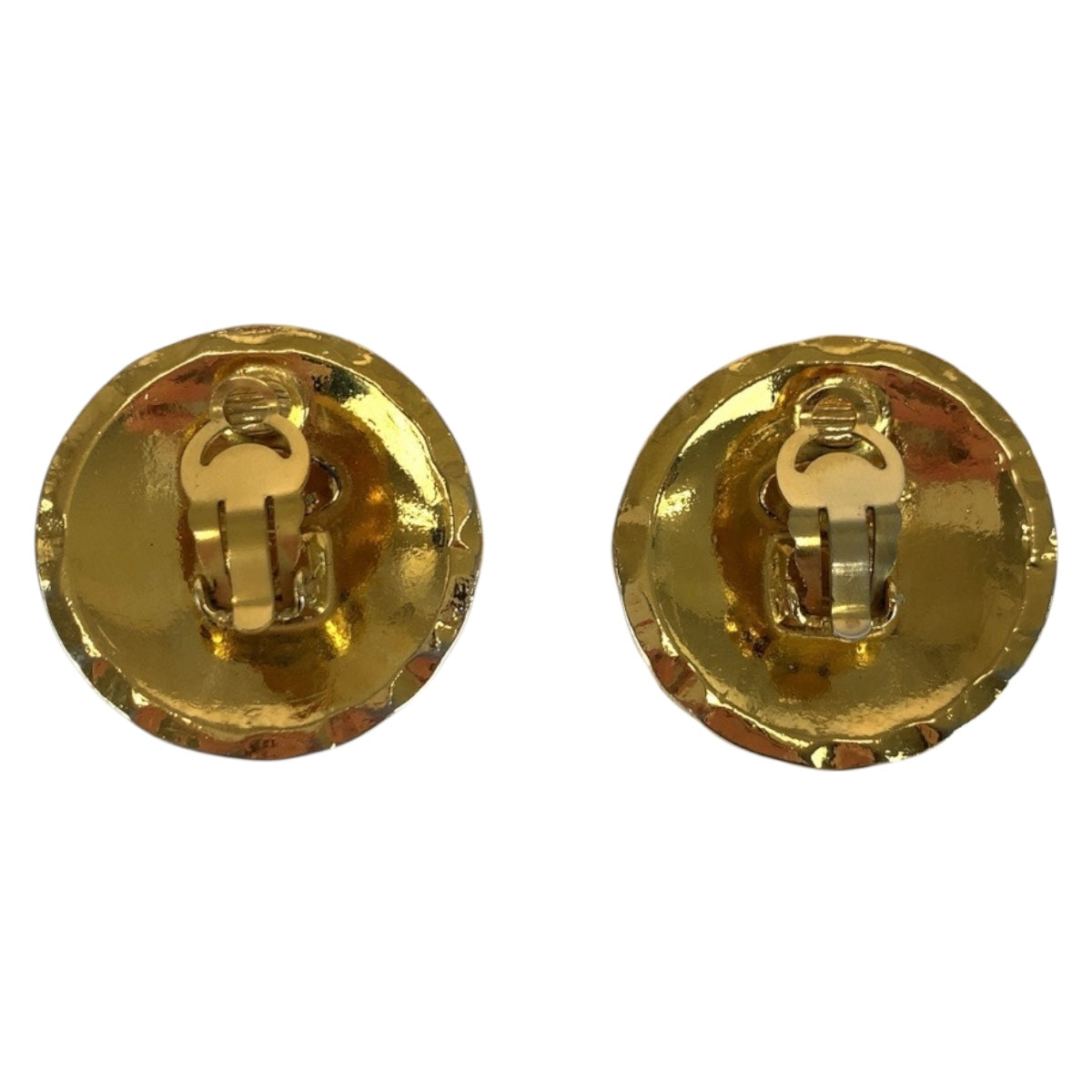CHANEL Earring plating gold Matrasse COCO Mark
