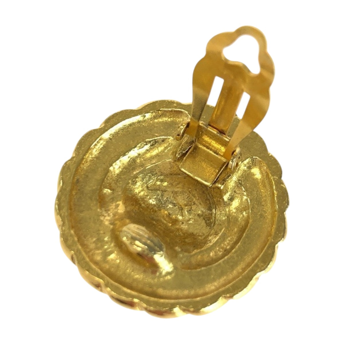 CHANEL Earring plating gold COCO Mark