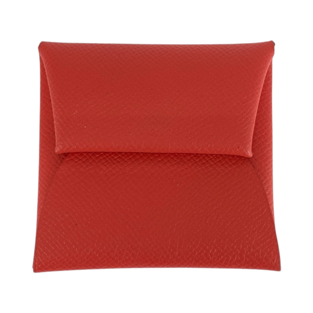 HERMES Coin case Chevre Misol Red Bastia