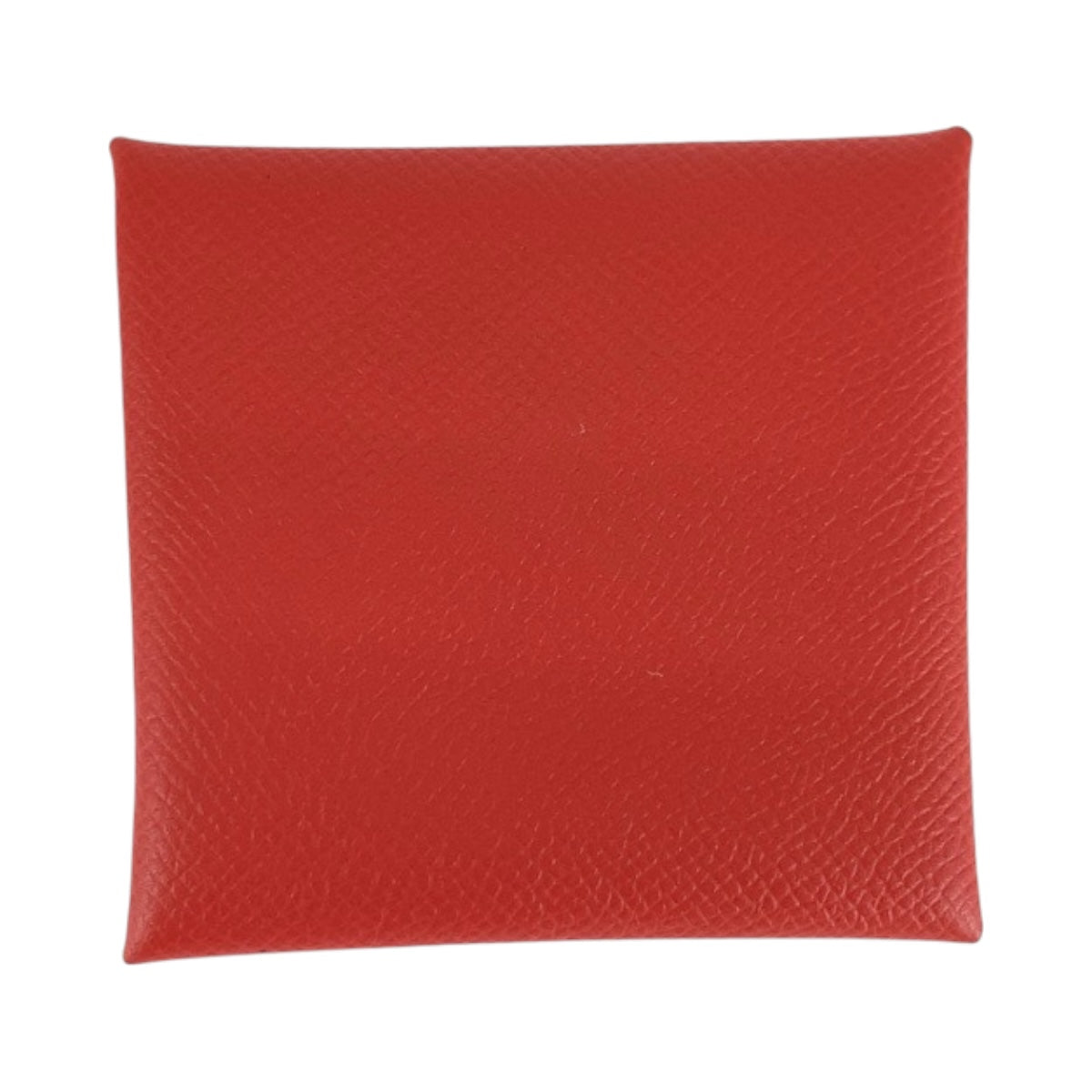 HERMES Coin case Chevre Misol Red Bastia