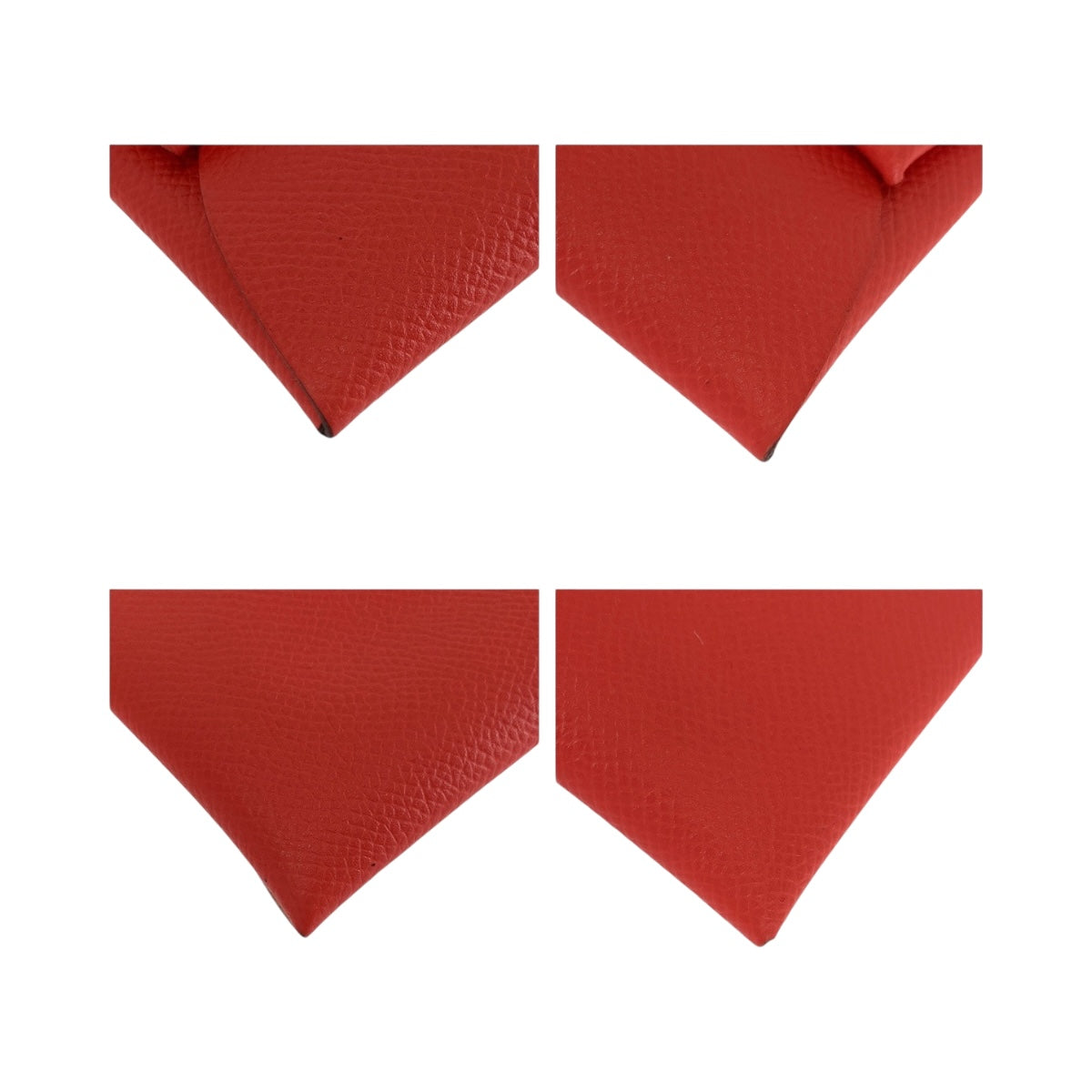 HERMES Coin case Chevre Misol Red Bastia