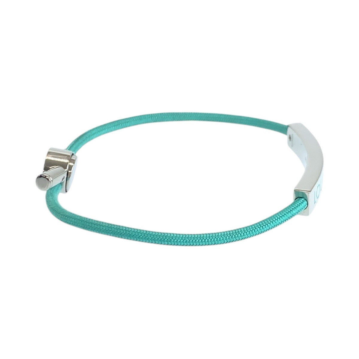 LOUIS VUITTON bracelet M01127 metal Green SilverMetal Brassle LV space