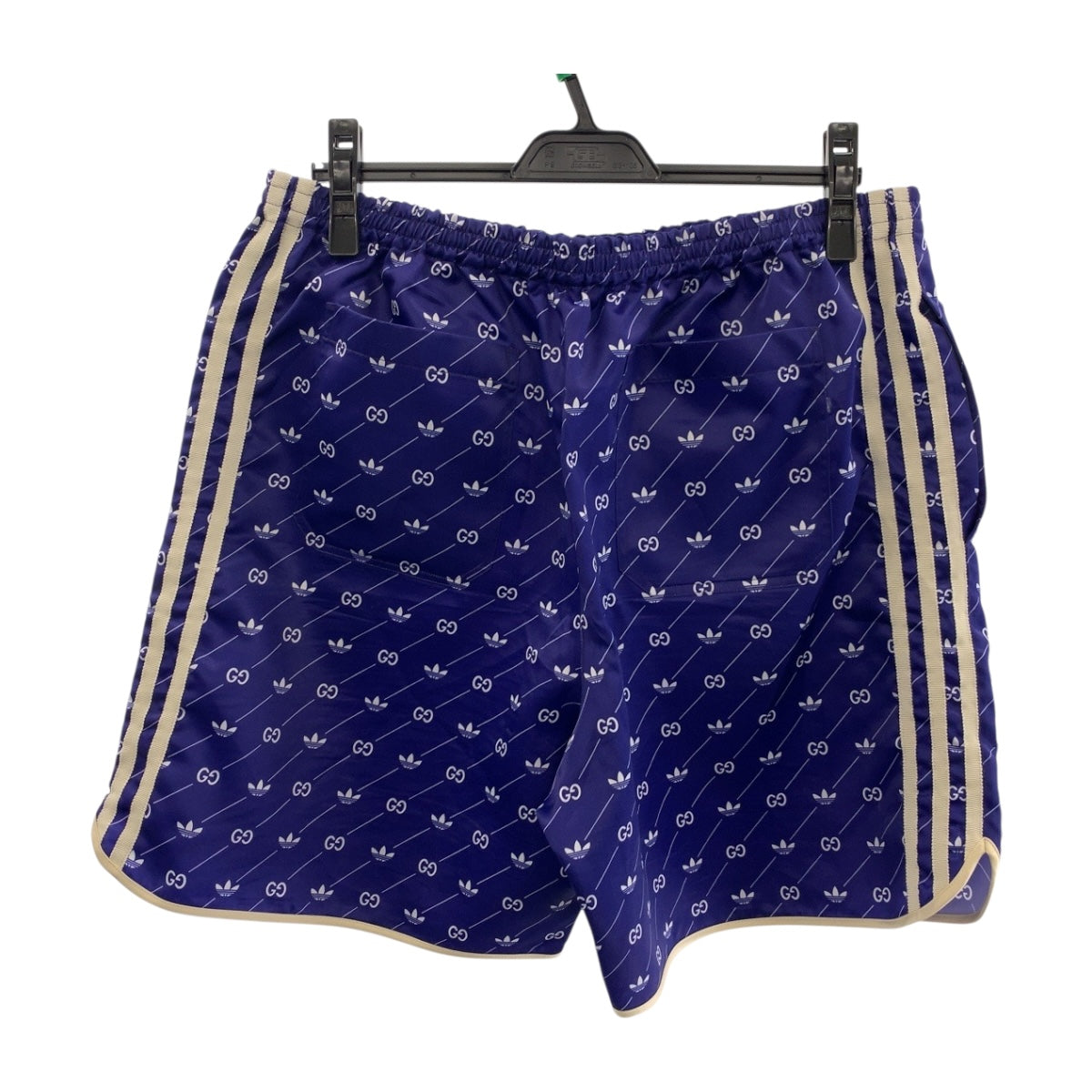 GUCCI Shorts polyester Blue white Adidas collaboration