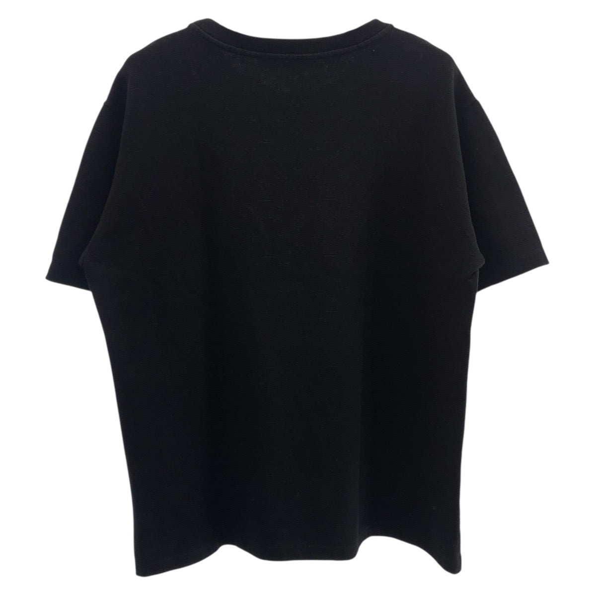 LOUIS VUITTON Short sleeve T-shirt cotton Black Silver monogram jacquard XXL