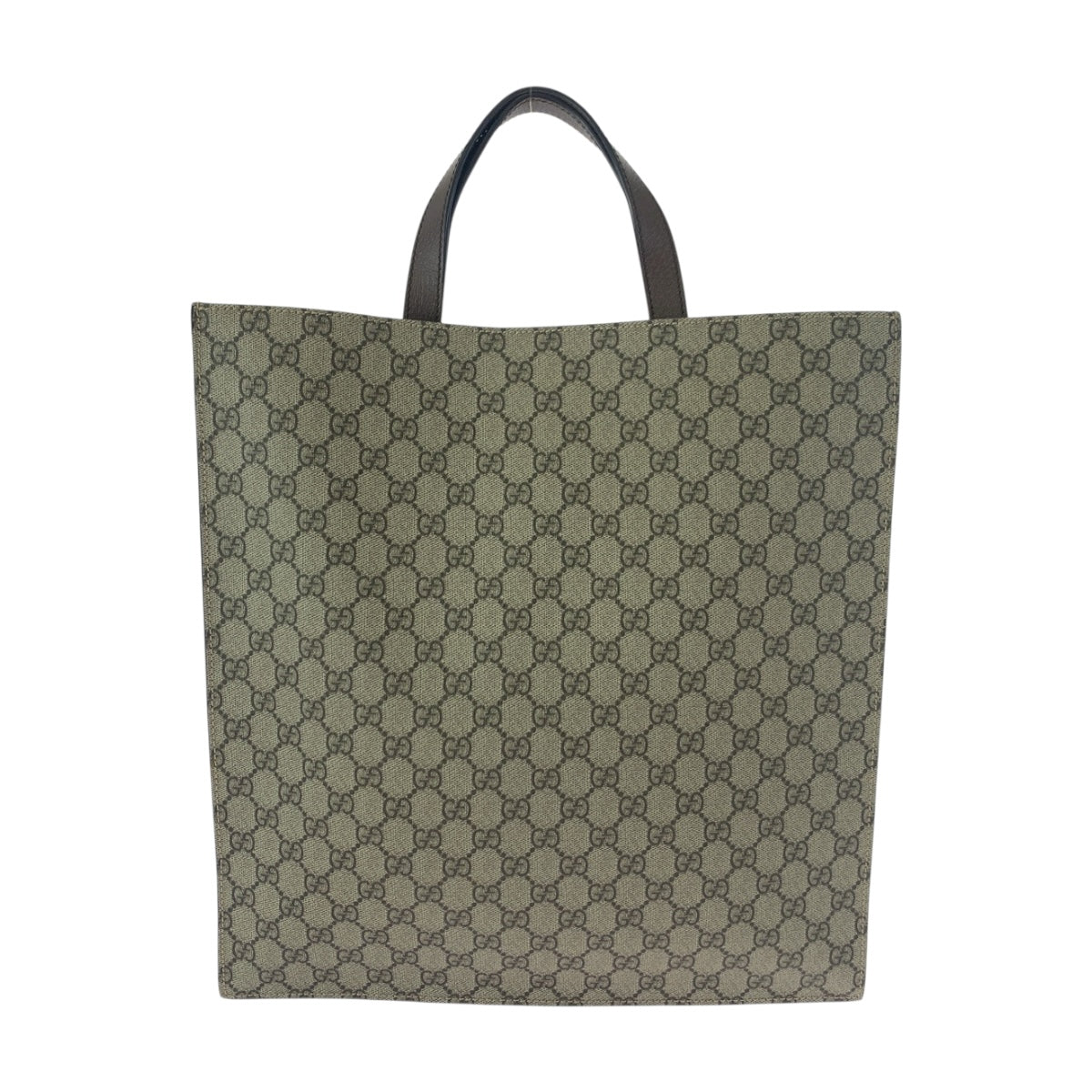 GUCCI Tote Bag 474084 GG Supreme Canvas Beige multicolor Embroidery Courier Applique