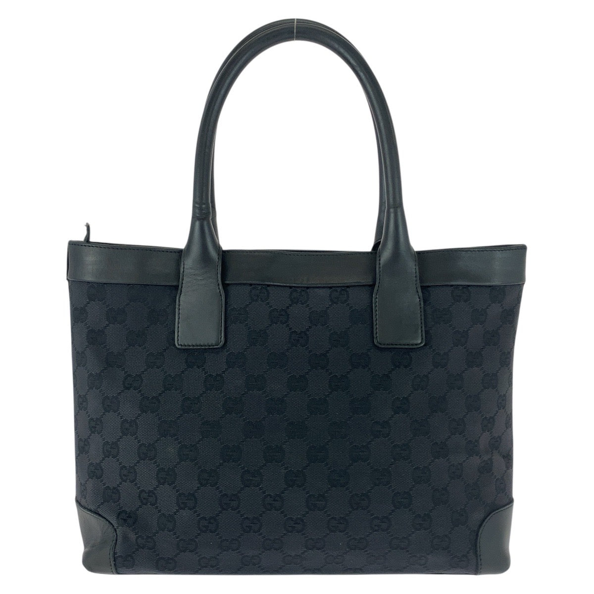GUCCI Tote Bag 002 1119 GG canvas black