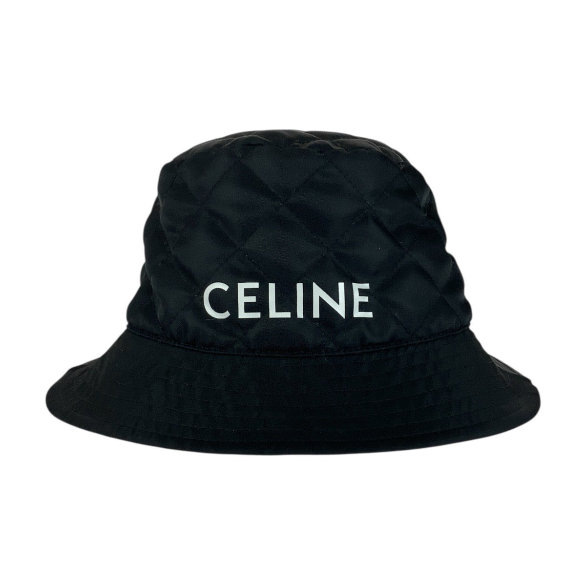 CELINE hat 2AUB0930C Nylon Black black quilting L