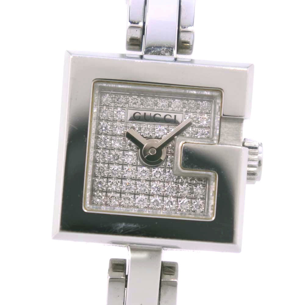 GUCCI Watches Quartz 102 Stainless Steel , Satin Silver Silver dial Women