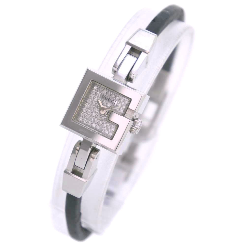 GUCCI Watches Quartz 102 Stainless Steel , Satin Silver Silver dial Women