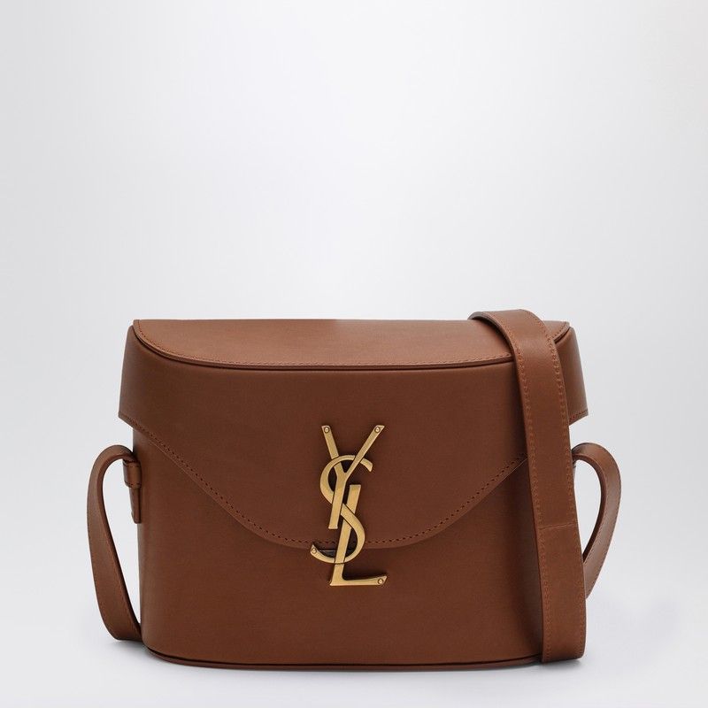 Luxury Saint Laurent Trending 2025 Men's Monogram Small Brick-Coloured Shoulder Bag in Orange | 713700BWR0W