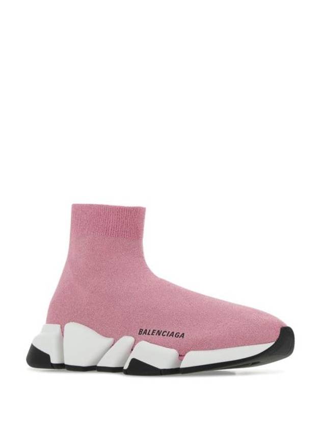 Luxury Balenciaga Trending 2025 Speed 2.0 High Top Sneakers Pink