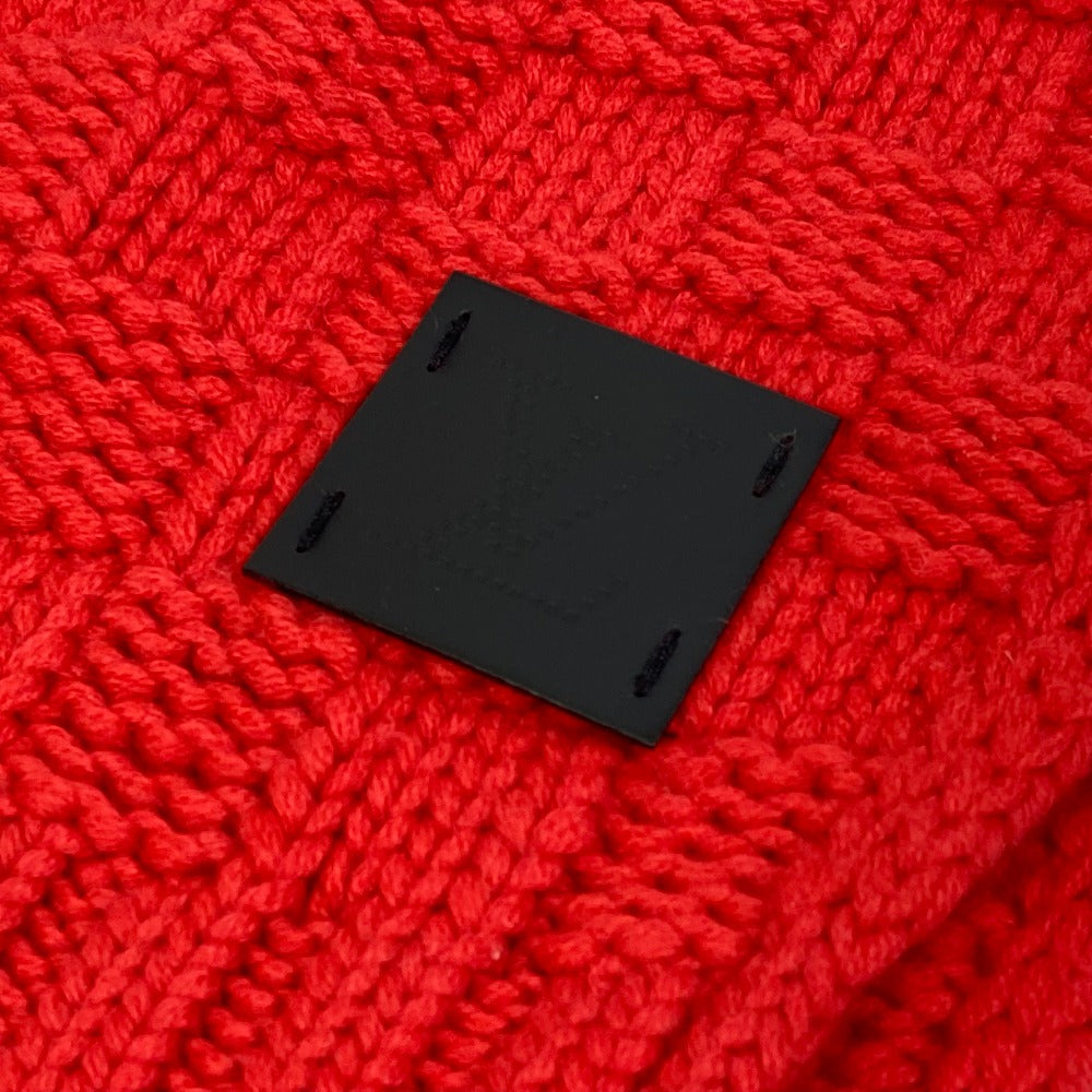 LOUIS VUITTON Scarf cashmere Red Damier Escharp Helsinki scarf mens