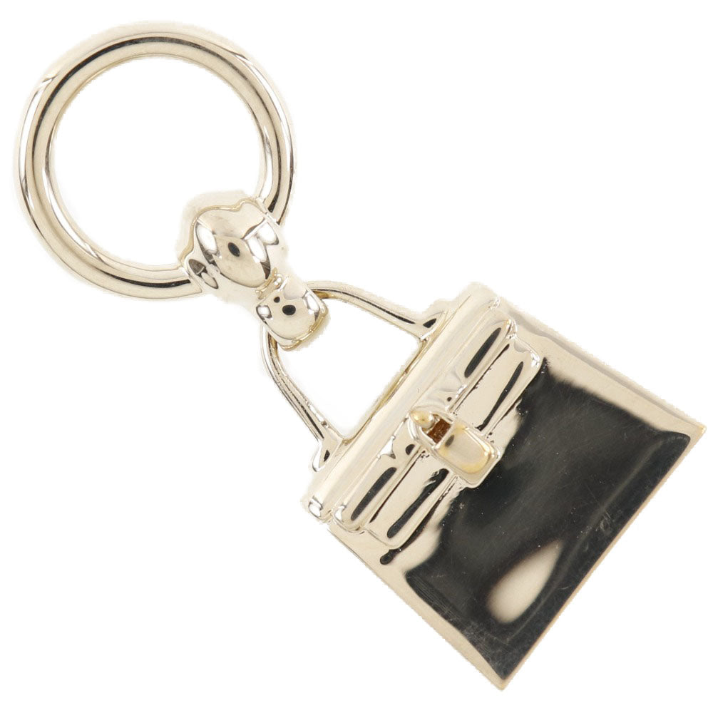 HERMES Scarf ring Plated Gold gold Mini Kelly Twillyring Women