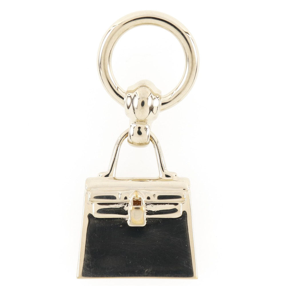 HERMES Scarf ring Plated Gold gold Mini Kelly Twillyring Women