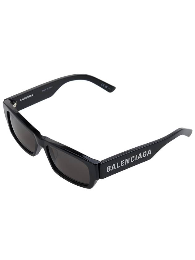 Luxury Balenciaga Trending 2025 Acetate Rectangular Frame Sunglasses Black