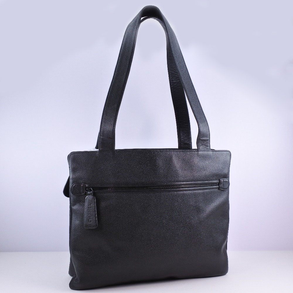 CHANEL Tote Bag Caviar skin black Shoulder Tote Women