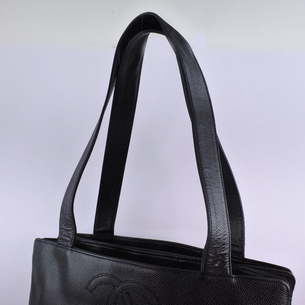 CHANEL Tote Bag Caviar skin black Shoulder Tote Women