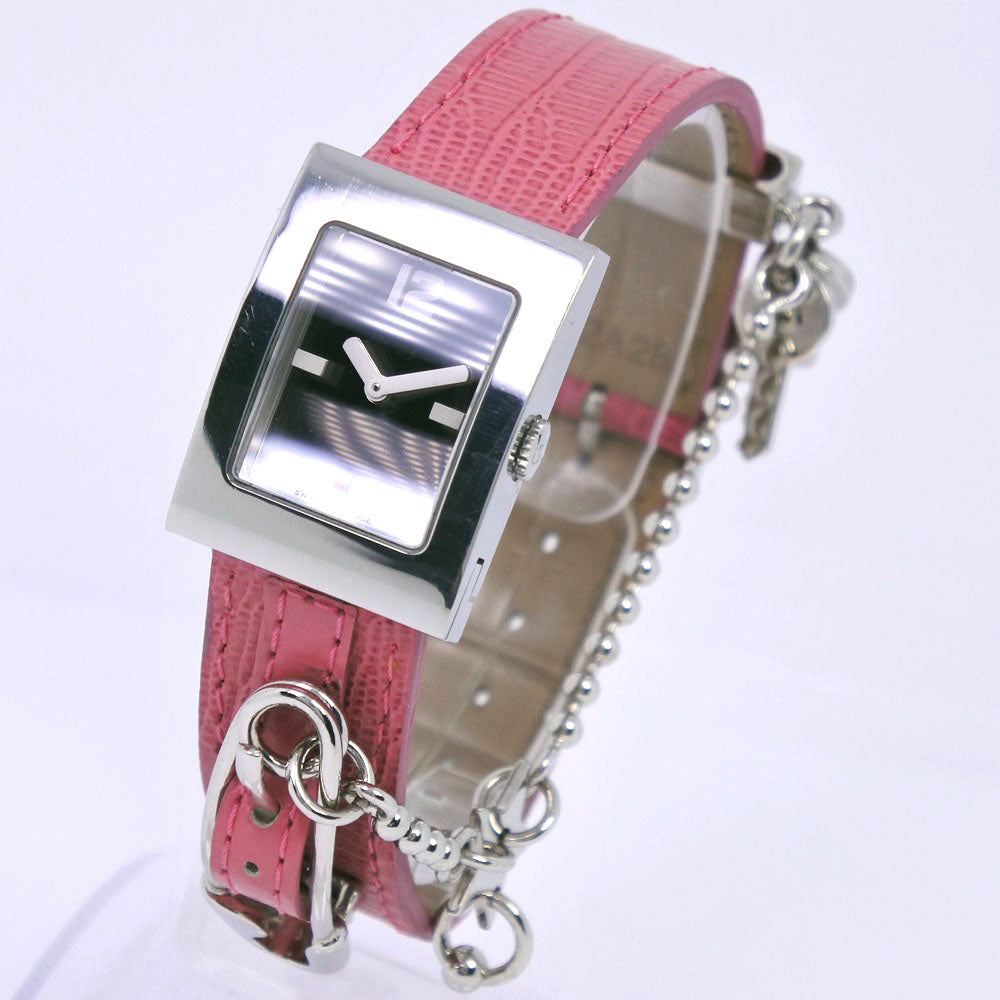 Dior Watches Quartz D78-109 Stainless Steel , Leather pink Maris Silver dial Women