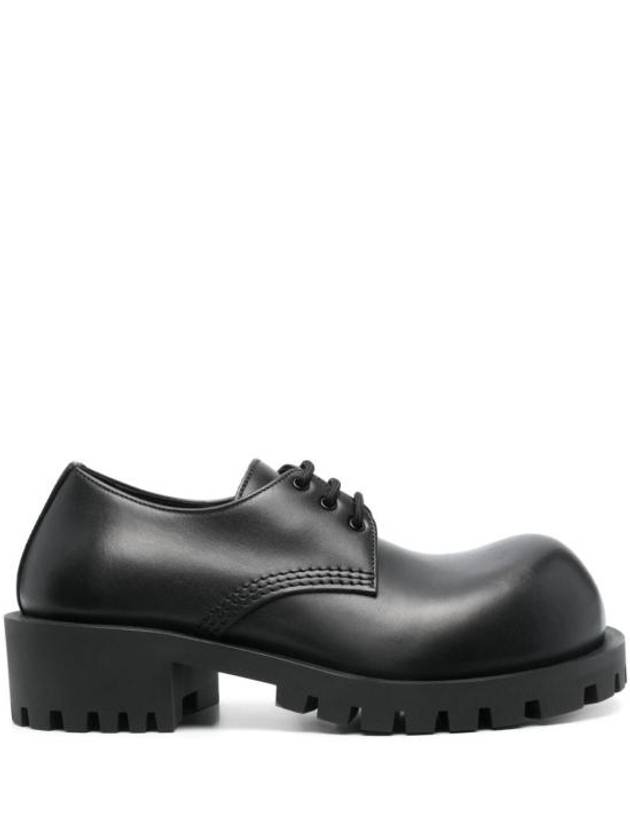 Luxury Balenciaga Trending 2025 Hummer Leather Derby Black