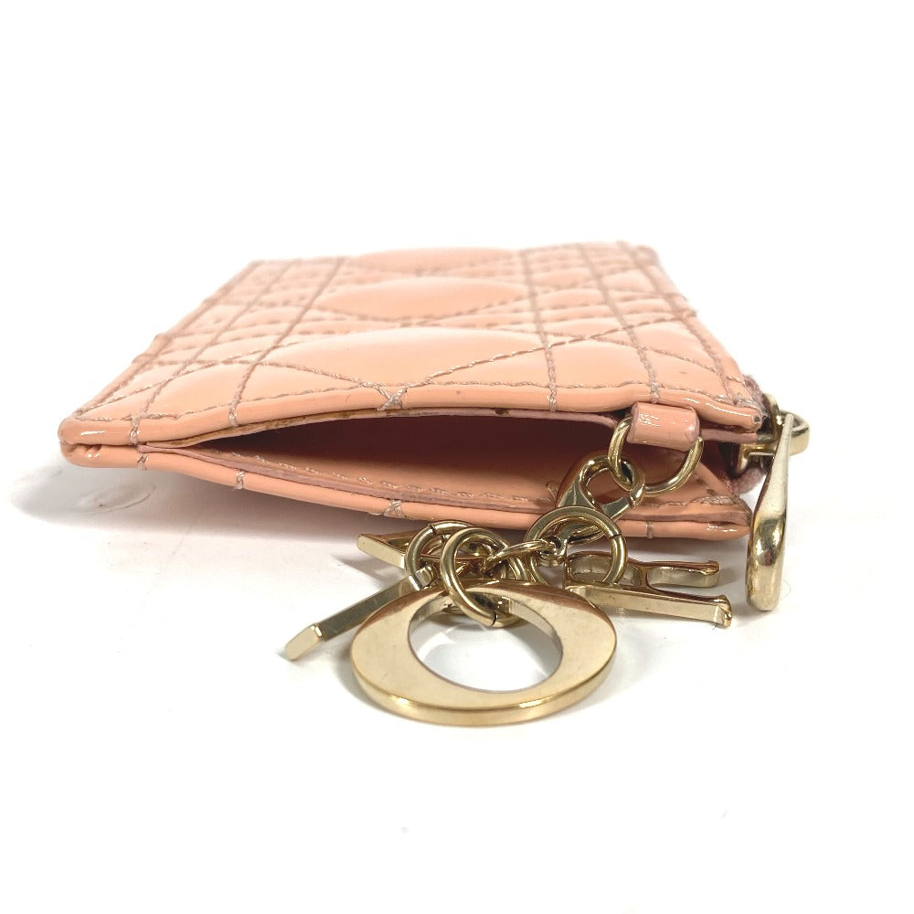 Dior Coin case enamel Pink type Lady Dior LADYDIOR Canage Women