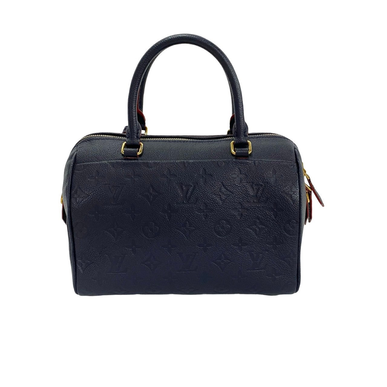 LOUIS VUITTON Shoulder Bag M41112 leather Navy Monogram Ann Platt Speedy bandouliere Women(Unisex)